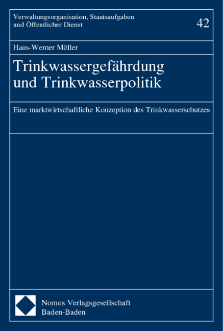 Trinkwassergef&auml;hrdung und Trinkwasserpolitik - Hans-Werner M&ouml;ller