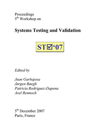 Systems Testing and Validation.