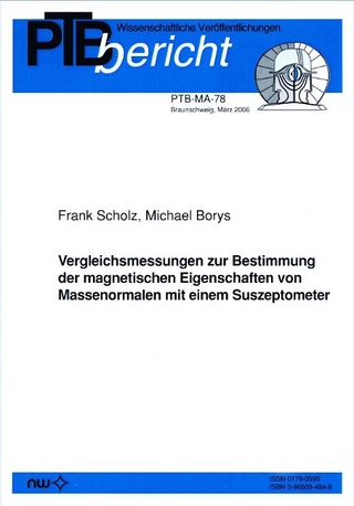 Vergleichsmessungen zur Bestimmung der magnetischen Eigenschaften von Massenormalen mit einem Suszeptometer