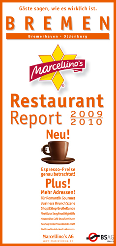 Marcellino's Restaurant Report / Bremen Restaurant Report 2009/2010
