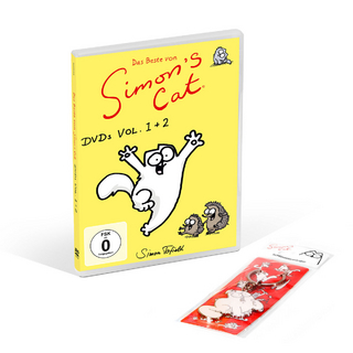 Das Beste von Simon's Cat, 2 DVDs + Schlüsselanhänger