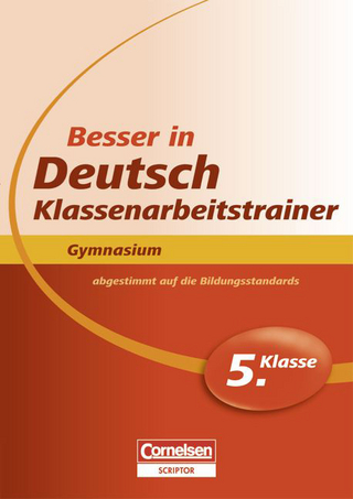 Besser in der Sekundarstufe I - Deutsch - Gymnasium / 5. Schuljahr - Übungsbuch mit separatem Lösungsheft (24 S.)