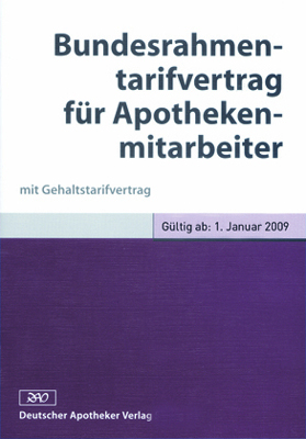 Bundesrahmentarifvertrag f&uuml;r Apothekenmitarbeiter