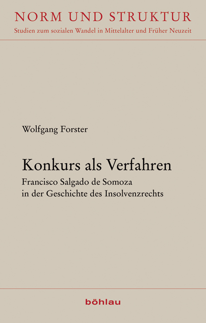 Konkurs als Verfahren - Wolfgang Forster