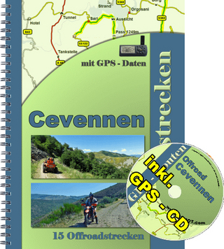 15 Offroadstrecken Cevennen ( Frankreich ) mit GPS CD
