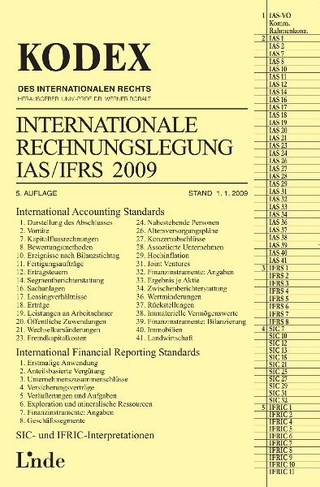 Jubiläumsabo KODEX Internationale Rechnungslegung IAS/IFRS 2009