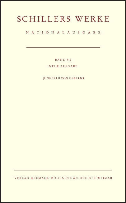 Schillers Werke. Nationalausgabe - 