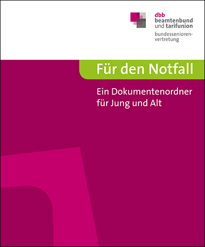 F&uuml;r den Notfall