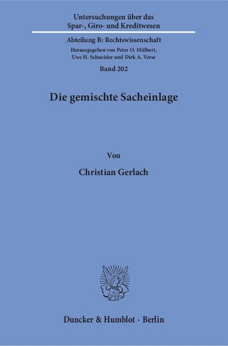 Die gemischte Sacheinlage.