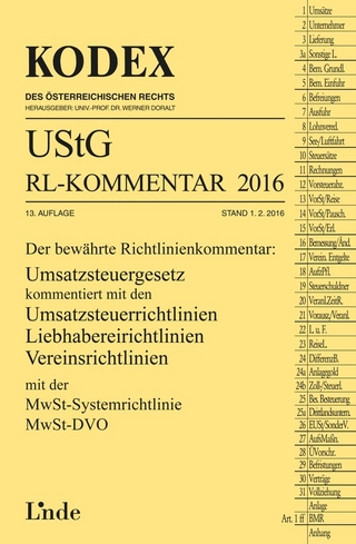 KODEX UStG-Richtlinien-Kommentar 2016