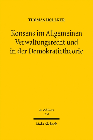 Konsens im Allgemeinen Verwaltungsrecht und in der Demokratietheorie