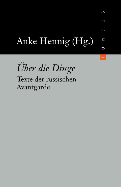 &Uuml;ber die Dinge - 