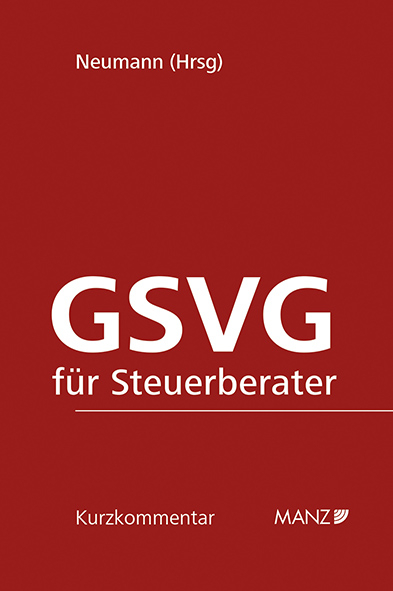 GSVG f&uuml;r Steuerberater - Thomas Neumann