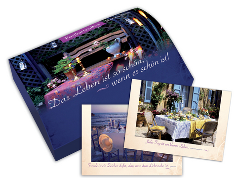 Das Leben ist so sch&ouml;n, wenn es sch&ouml;n ist! - Postkartenbox - Bianka Bleier