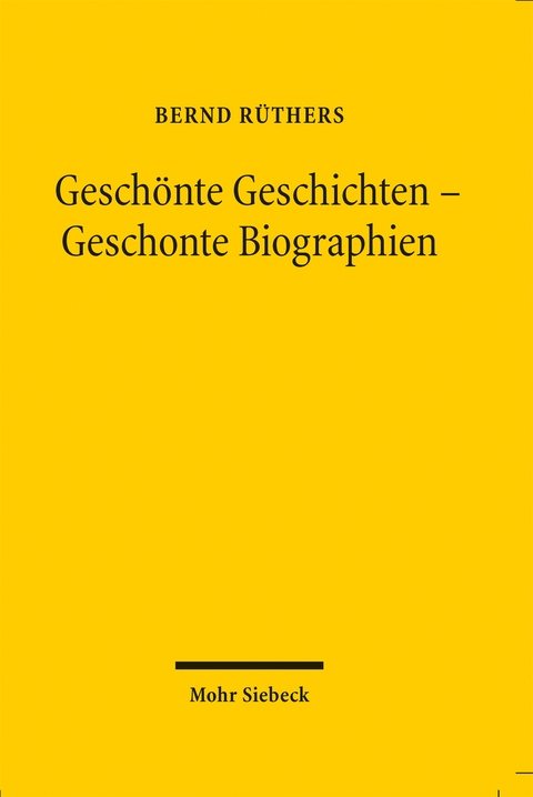 Gesch&ouml;nte Geschichten - Geschonte Biographien - Bernd R&uuml;thers