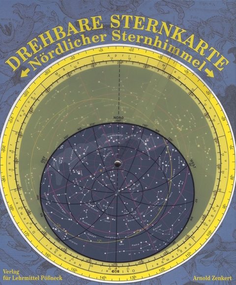 Drehbare Sternkarte mit Planetenzeiger - 