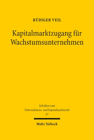 Kapitalmarktzugang für Wachstumsunternehmen
