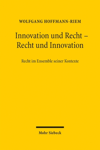Innovation und Recht - Recht und Innovation