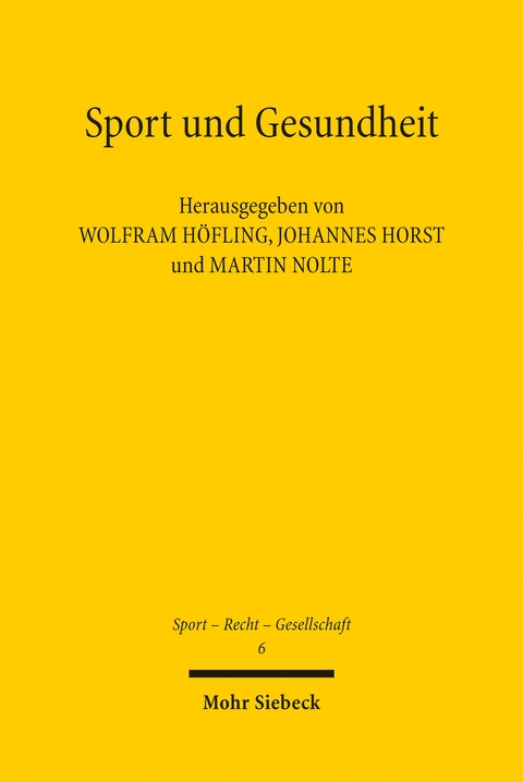 Sport und Gesundheit - 