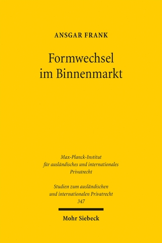 Formwechsel im Binnenmarkt