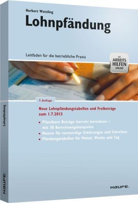 Lohnpf&auml;ndungs-Tabelle - Herbert Watzling