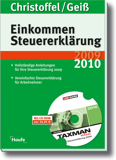Einkommensteuererkl&auml;rung 2009/2010 - Hans-G&uuml;nter Christoffel, Wolfgang Gei&szlig;