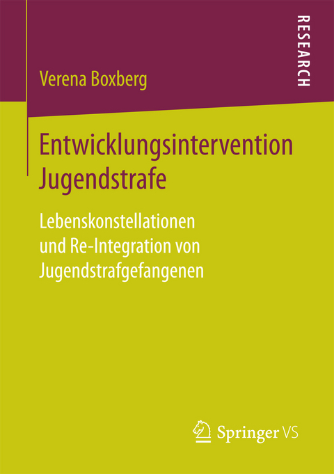 Entwicklungsintervention Jugendstrafe - Verena Boxberg