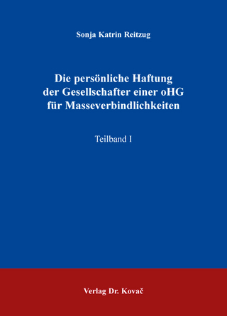 Die persönliche Haftung der Gesellschafter einer oHG für Masseverbindlichkeiten