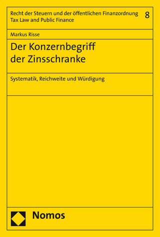 Der Konzernbegriff der Zinsschranke