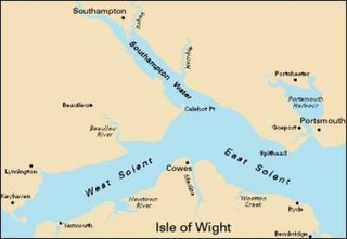 The Solent - Bembridge to Hurst Point and Southampton