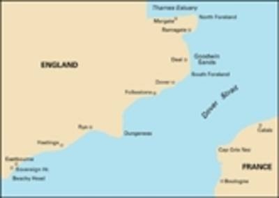 Dover Strait - North Foreland to Beachy Head and Boulogne