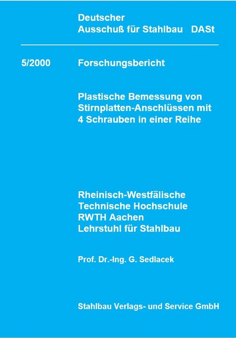 DASt-Forschungsbericht 5/2000 - G. Sedlacek