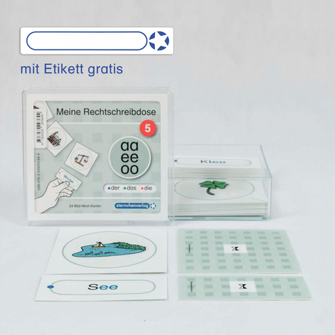 Meine Rechtschreibdose 5 aa/ee/oo-W&ouml;rter - Jetzt neu mit Etikett zum Beschriften - Katrin Langhans
