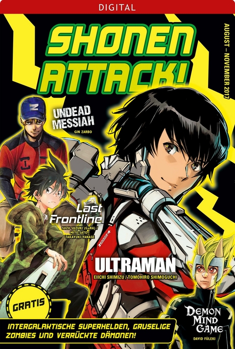 Shonen Attack Magazin #3 -  Tomohiro Shimoguchi,  Eiichi Shimizu,  Gin Zarbo,  David F&uuml;leki,  Mita Sato,  Suzu Suzuki
