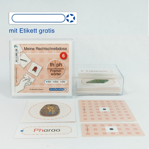 Meine Rechtschreibdose 6 th/ph- und Fremdw&ouml;rter - Jetzt neu mit Etikett zum Beschriften - Katrin Langhans