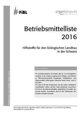 Betriebsmittelliste 2016