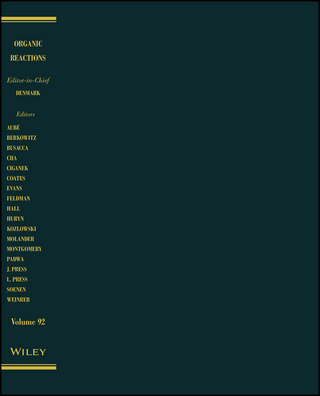 Organic Reactions, Volume 92