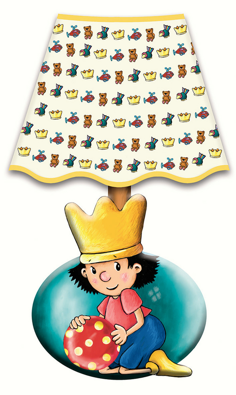 Wandsticker mit Licht "Der kleine K&ouml;nig" - Hedwig Munck