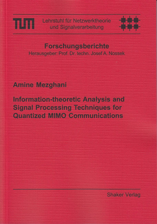 Information-theoretic Analysis and Signal Processing Techniques for Quantized MIMO Communications