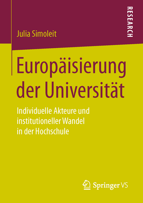 Europ&auml;isierung der Universit&auml;t - Julia Simoleit