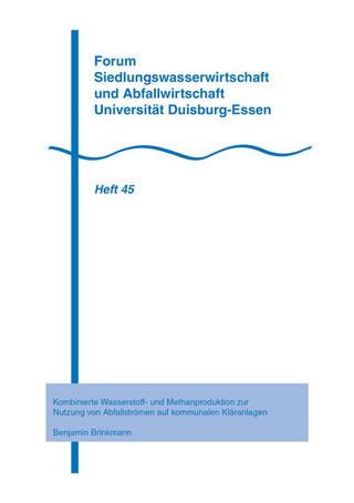 Kombinierte Wasserstoff- und Methanproduktion zur Nutzung von Abfallströmen auf kommunalen Kläranlagen