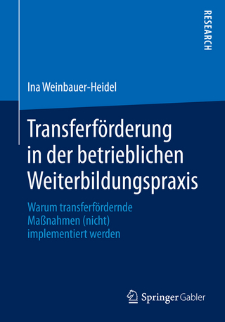 Transferförderung in der betrieblichen Weiterbildungspraxis