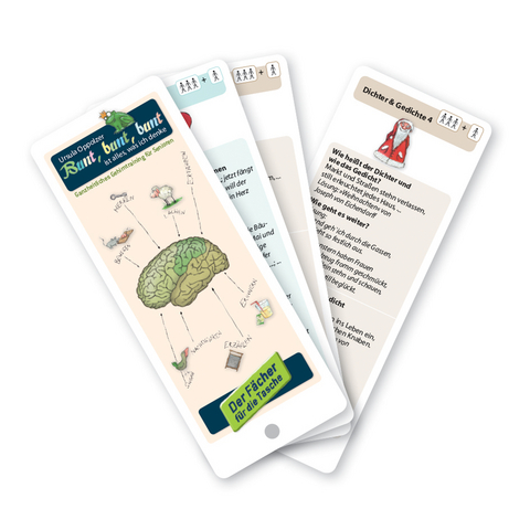 Bunt, bunt, bunt ist alles, was ich denke (F&auml;cher) - Ursula Oppolzer