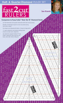 Fast2cut Half & Quarter-Diamond Ruler Set