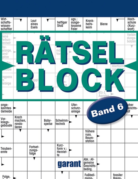 R&auml;tselblock Band 6
