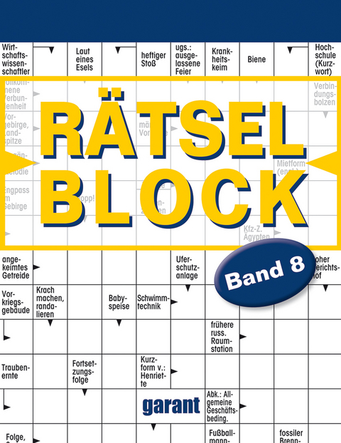 R&auml;tselblock Band 8