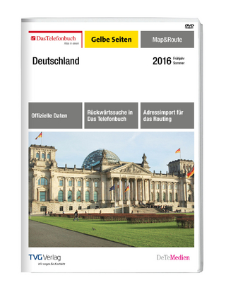Das Telefonbuch, Gelbe Seiten, Map & Route, Frühjahr/Sommer 2016, 1 DVD-ROM