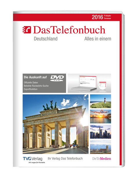 Das Telefonbuch, Deutschland, Fr&uuml;hjahr/Sommer 2016, 1 DVD-ROM