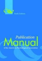 Publication Manual of the American Psychological Association -  American Psychological Association