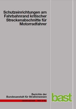 Schutzeinrichtungen am Fahrbahnrand kritischer Streckenabschnitte für Motorradfahrer